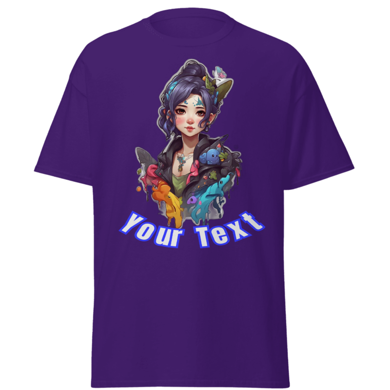 Full-Color Gorgeous Girl Print-On-Demand T-Shirt