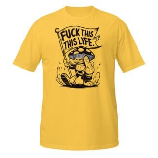 Rebellious Mushroom Anti-System Unisex T-Shirt