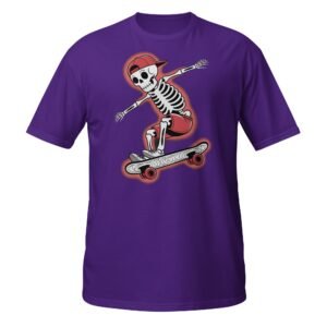 Skater Skeleton Street Style Unisex T-Shirt