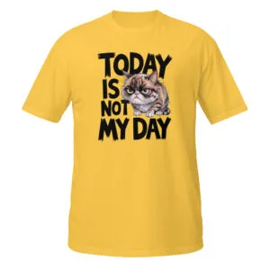 Grumpy Cat Watercolor – ‘Today Is Not My Day Unisex T-Shirt